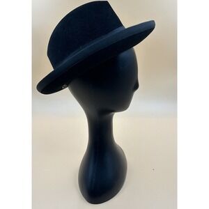 Miller's Hat Men‎ 7(1/8) 705 Bailey Tino Black Fedora Fashion Accessory Formal
